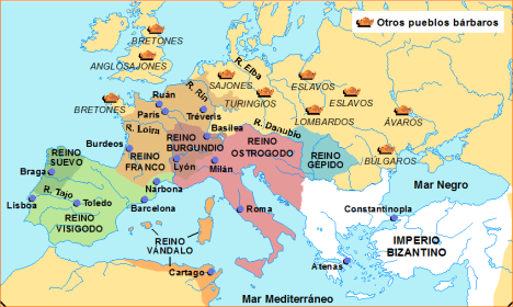 Mapa Reinos Germánicos web